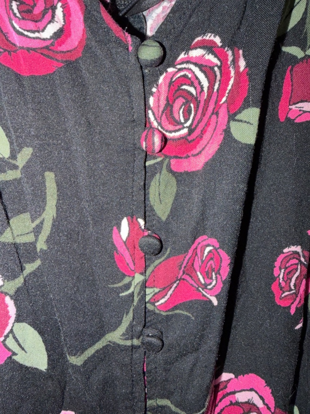 Torrid corset back black floral dress - Picture 6 of 6
